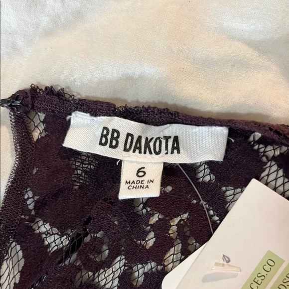 BB Dakota Dark Lace Overlay Dress - Picture 3 of 7